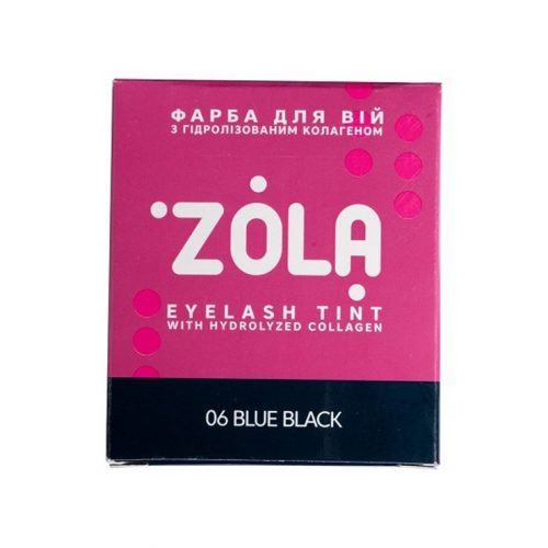 ZOLA farbka do brwi rzes BLUE BLACK +oksydant 3%