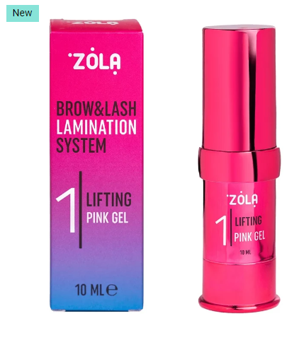 ZOLA lamination system color lab 1 lifting pink gel